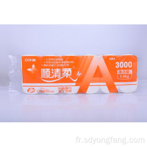 Rouleau de papier de soie de papier hygiénique au prix d&#39;usine